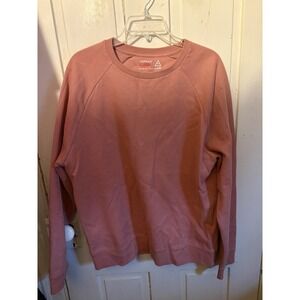 TOPMAN Pink Crewneck Sweatshirt Mens XL Pullover Minimalist Streetwear